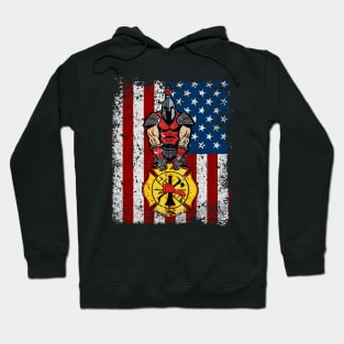 Firefighter Trojan Warrior Hoodie